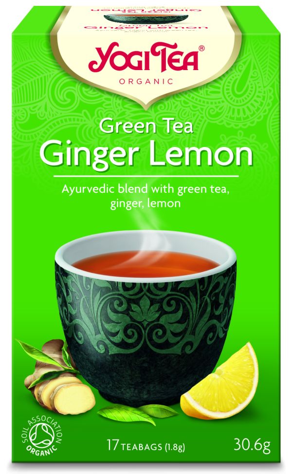 Yogi Tea Ginger Lemon - Ρόφημα με Καυτερή Δροσιά BIO